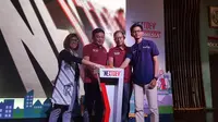 Pembukaan The NextDev Academy oleh Dirut Telkomsel Ririek Adriansyah (kedua kiri) di Jakarta, Jumat (14/7/2017). Liputan6.com/ Agustin Setyo Wardani