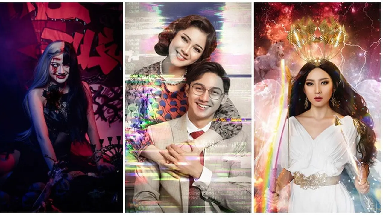 Potret Artis di 6 Pemotretan Foto Series Ini Totalitas, Tema Halloween Banjir Pujian