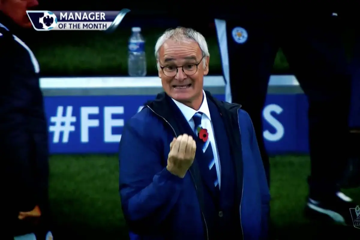 Claudio Ranieri Menjadi Pelatih Terbaik Liga Inggris di November
