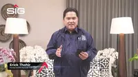 Menteri BUMN Erick Thohir.