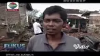 Cuaca buruk yang terus melanda wilayah Banyuwangi. Angin kencang yang menerjang membuat empat rumah warga rusak berat dan melukai seorang warga akibat tertimpa reruntuhan rumah.