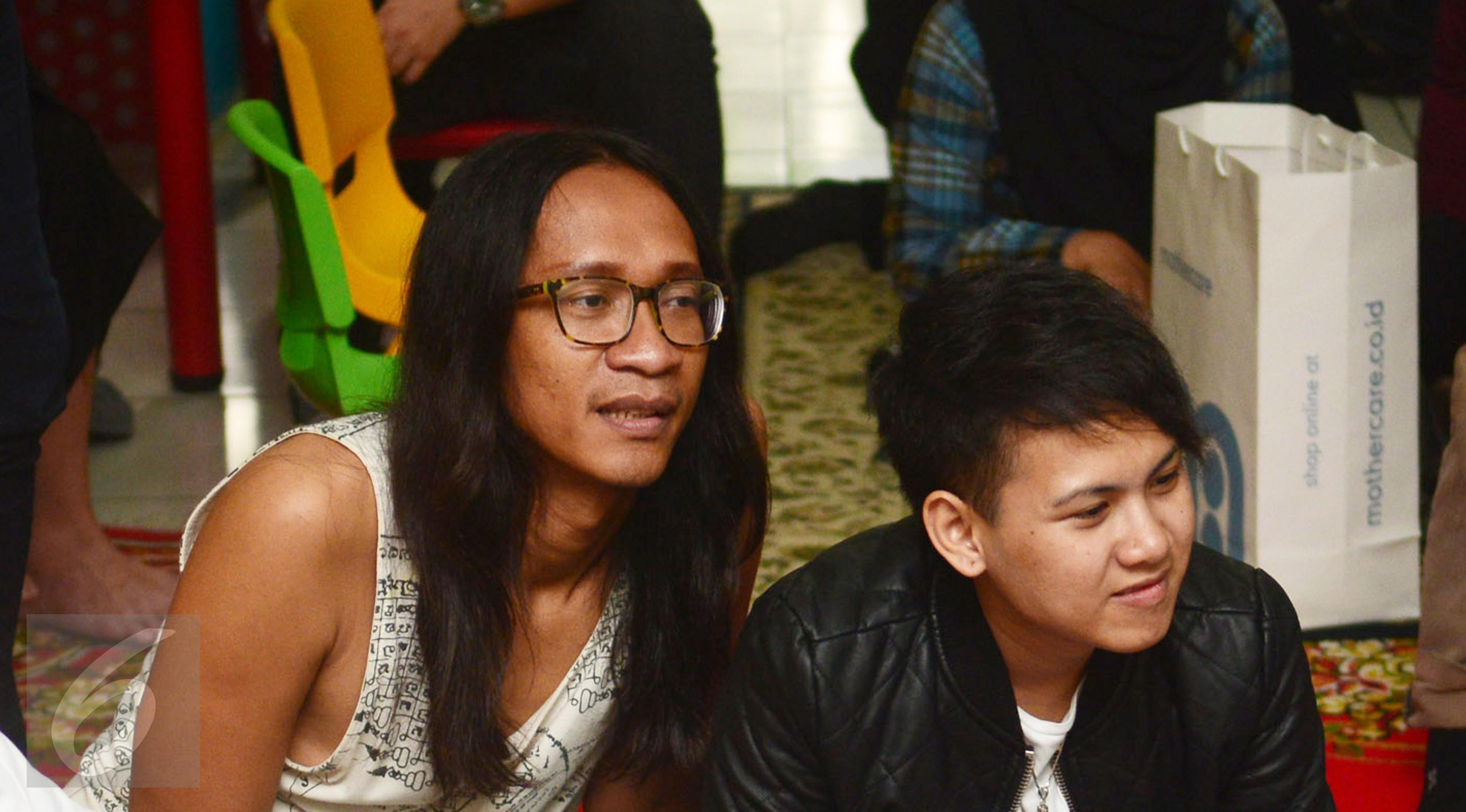 Pasangan Aming dan Evelyn Nada Anjani (Liputan6.com/Herman Zakharia)