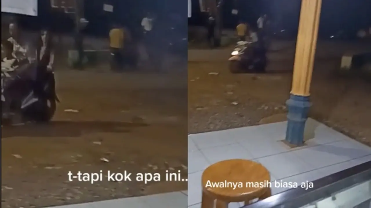 Viral Penampakan Hantu Ikut Bonceng Motor, Terekam Jelas Melalui Kamera HP