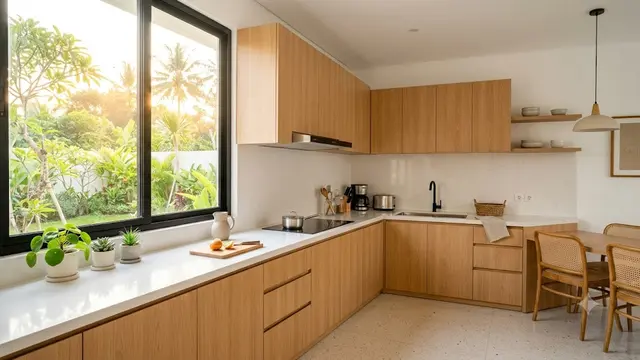 Model Rumah yang Cahaya Paginya Masuk hingga Dapur