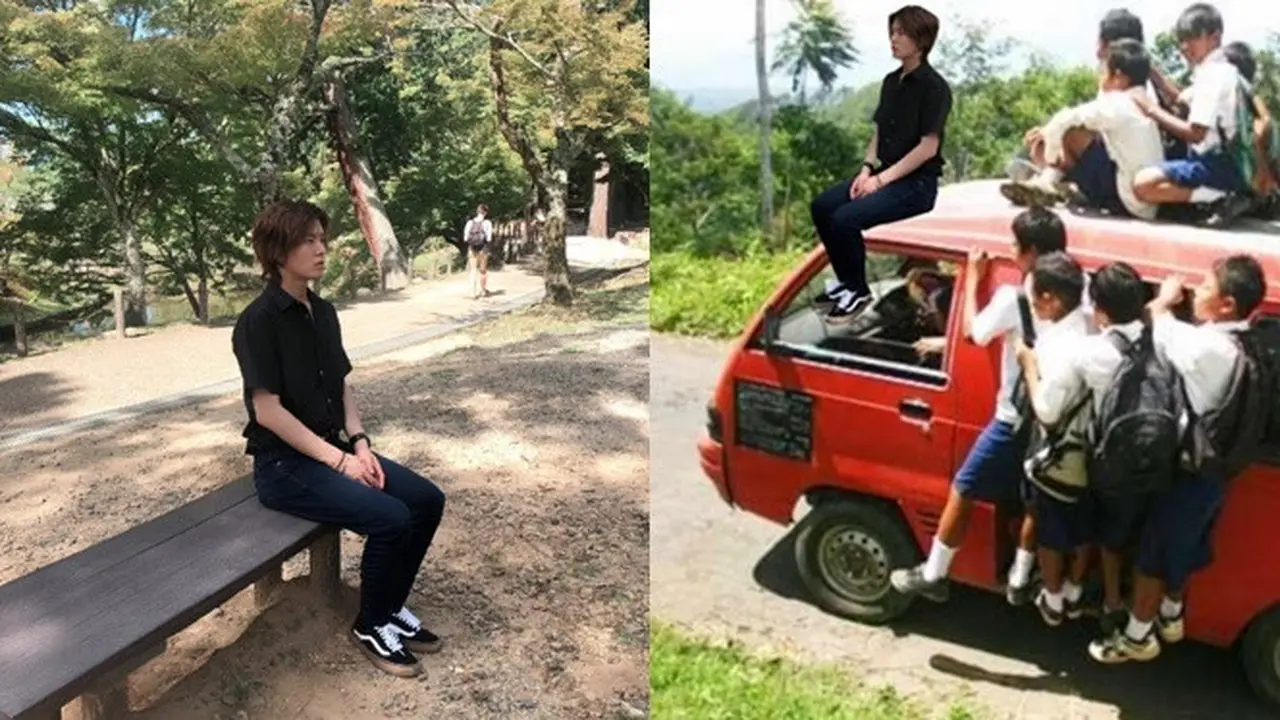 6 Foto Editan Yuta NCT Saat Duduk Ini Kocak Banget, Bikin Senyum Nyengir