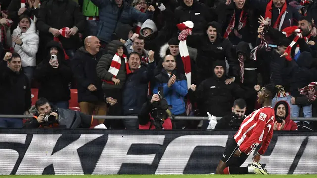 Foto: Duo Williams Gemilang, Athletic Bilbao Gilas Atletico Madrid di Semifinal Copa del Rey