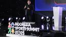 Menpora Erick Thohir pada acara pembukaan Indonesia Sports Summit 2025 (ISS 2025) resmi digelar di Indonesia Arena, Senayan, Jakarta pada Sabtu (6/12/2025).