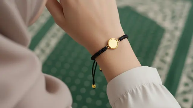 Gelang Emas Cantik tapi Tidak Mencolok untuk Ibu Pengajian. Gemini