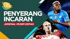 Berita video spotlight kali ini membahas tentang empat striker yang kabarnya menjadi target The Gunners, salah satunya ialah Victor Osimhen.