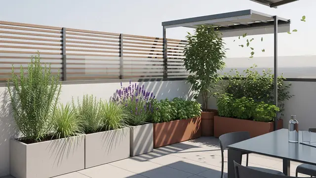 cara membuat kebun aromatik minimalis di teras