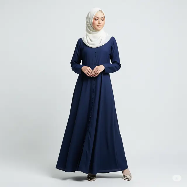 12 Model Gamis untuk Orang Tinggi Besar yang Stylish dan Nyaman