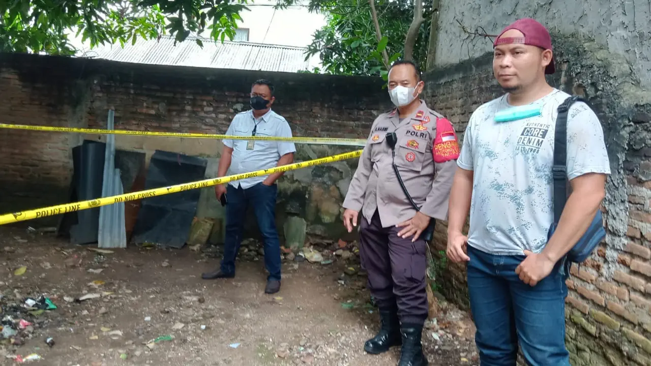 Jasad bayi ditemukan di kawasan Jalan Kenanga, Kecamatan Cipondoh, Kota Tangerang.