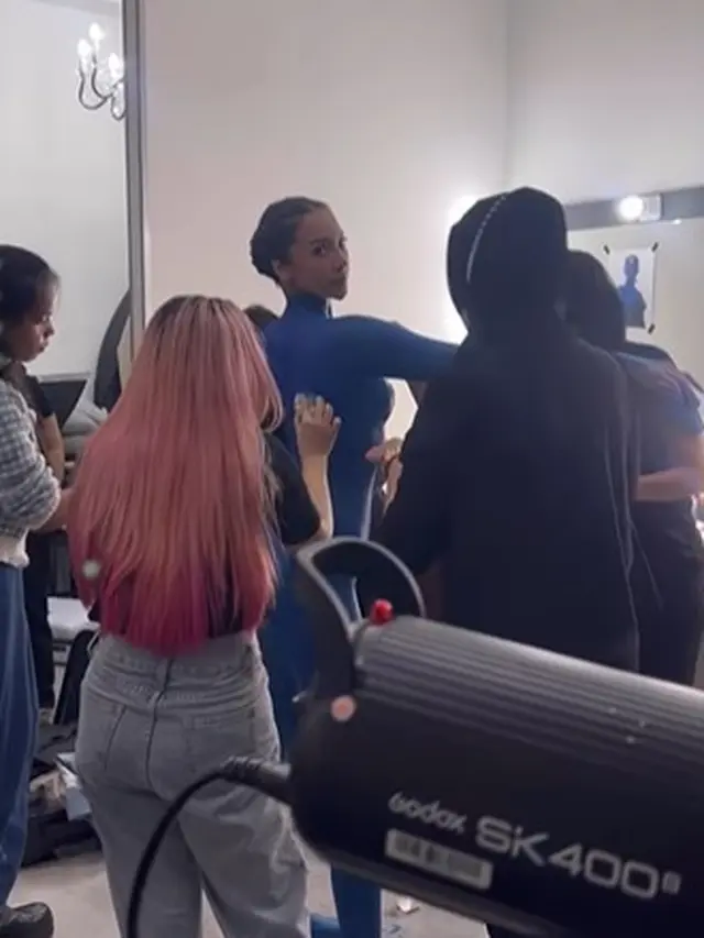 Anya Geraldine jadi Mystique (Instagram/anyageraldine)