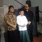 Deddy Corbuzier saat bertamu ke kediaman Ma'ruf Amin yang terletak di kawasan Menteng, Jakarta Pusat, Jumat (21/6/2019). (Sapto Purnomo)