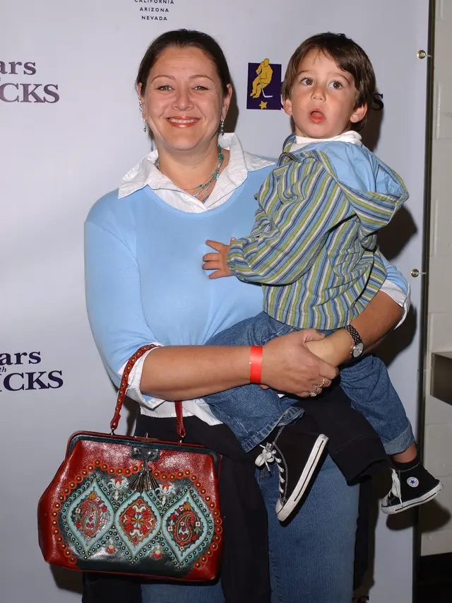 Aktris Camryn Manheim dan Milo Manheim. (Amanda Edwards / Getty Images North America / Getty Images via AFP)