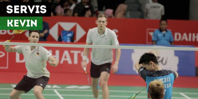 VIDEO: Servis Tengil Kevin Sanjaya di Indonesia Masters 2019