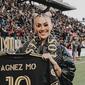 Agnez Mo Jadi Kapten Kehormatan Klub MLS Los Angeles FC (foto Instagram @agnezmo)