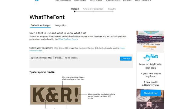 Cara Mengetahui Jenis Font menggunakan What the Font