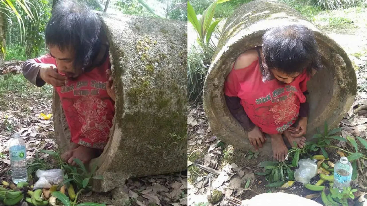 Sedih, Tunawisma Tinggal Di Pipa Gorong-gorong Untuk Bertahan Hidup