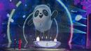 Maskot Olimpiade Musim Dingin Beijing 2022 Bing Dwen Dwen saat diluncurkan di Arena Hoki Es Shougang (17/9/2019). Bing Dwen Dwen dirancang dengan menggunakan bentuk asli panda dan kristal es. (AP Photo/Ng Han Guan)