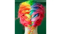 Tren Warna Rambut Rainbow Pastel Digandrungi Anak Muda