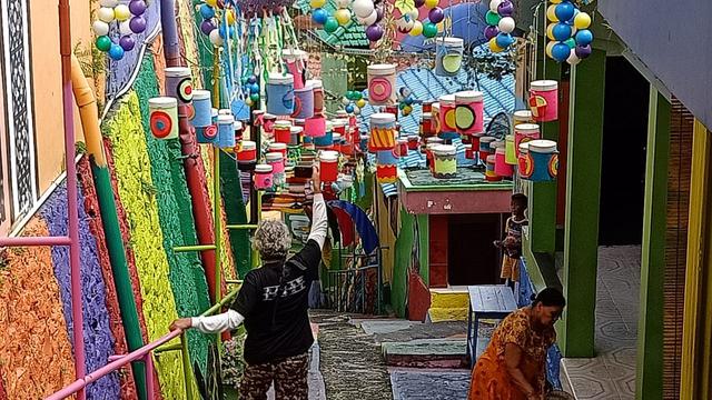 Kampung Warna-warni Jodipan Malang Menanti Wisatawan di Tengah Pandemi