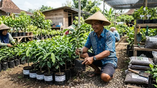 Cara Mengerdilkan Pohon Jamblang atau Duwet agar Berbuah di Pot/AI Generated