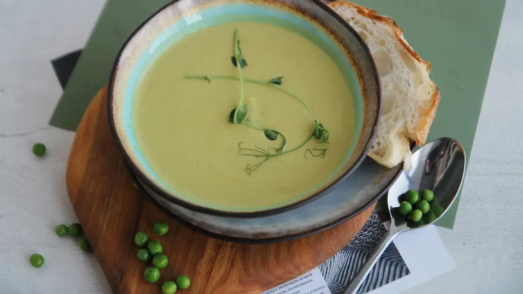 Sup kacang polong bisa disiapkan dengan waktu yang relatif singkat (Sumber: Pexels.com)