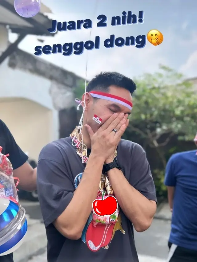 Ben Kasyafani lomba 17 Agustus sambut HUT RI ke-78 (Foto: instagram @sctv)