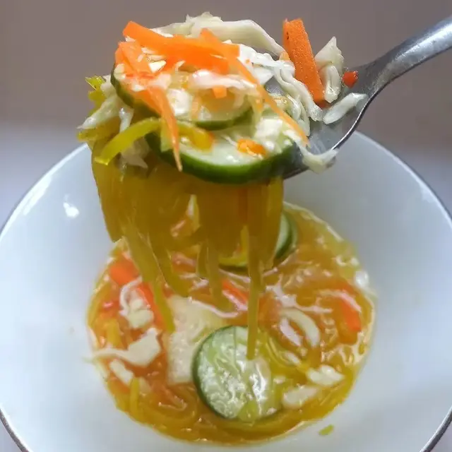 Resep mi glosor rujak cuka. (dok. Cookpad  @bintisae)