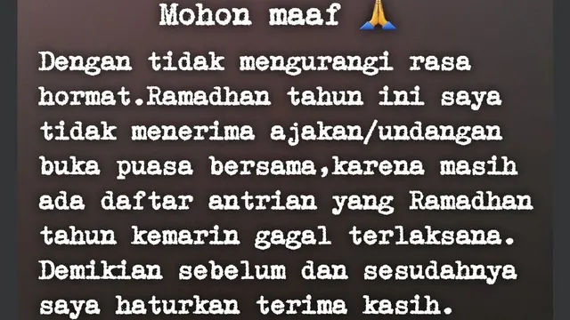 10 Alasan Netizen saat Tolak Ajakan Bukber Alumni Ini Bisa Ditiru
