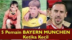 Video 5 wajah pemain sepak bola Bayern Munchen yaitu Arjen Robben, Franck Ribery, Javi Martinez, Manuel Neuer dan Mario Gotze, saat mereka masih anak-anak dan ketika mereka dewasa.