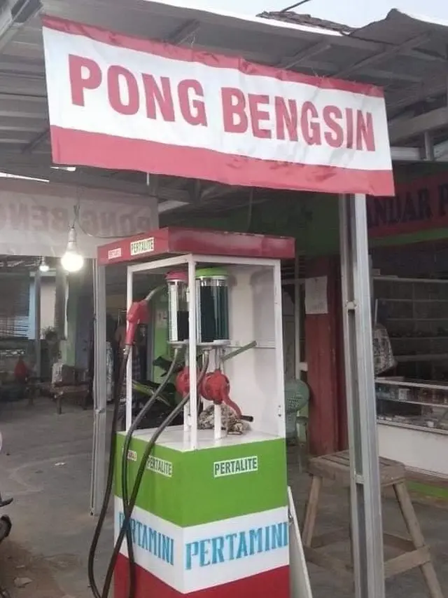 6 Tulisan Nyeleneh di Pertamini Ini Bikin Geleng Kepala