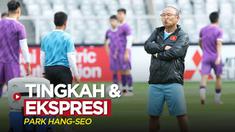 Berita video beberapa tingkah dan ekspresi dari Pelatih Timnas Vietnam, Park Hang-seo, jelang laga melawan Timnas Indonesi pada semifinal Piala AFF 2022, Kamis (5/1/2023).