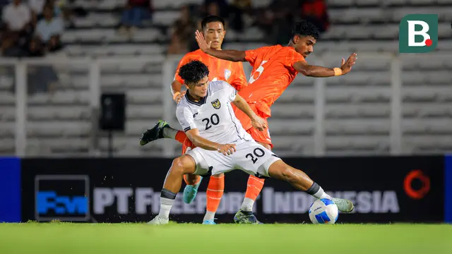  TC Tahap Pertama Timnas Indonesia U-22 Diakhiri dengan Laga Imbang Melawan India