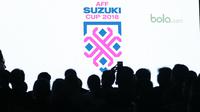 Peluncuran Logo baru Piala AFF Suzuki Cup 2018 di Hotel Mulia, Jakarta, Rabu (2/5/2018). Indonesia berada satu grup dengan Thailand, Singapura dan Filipina. (Bola.com/Nick Hanoatubun)