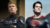 Pemeran Superman dan Captain America, Henry Cavill dan Chris Evans maju berdampingan di ajang British Academy Film Awards (BAFTA).