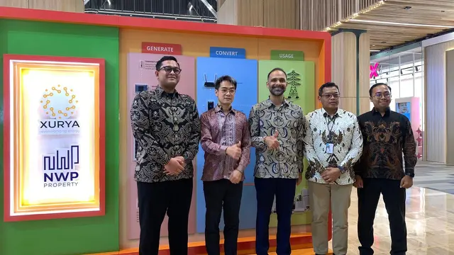 Peresmian Pembangkit Listrik Tenaga Surya oleh NWP dan Xurya Daya Indonesia di The Park Pejaten.