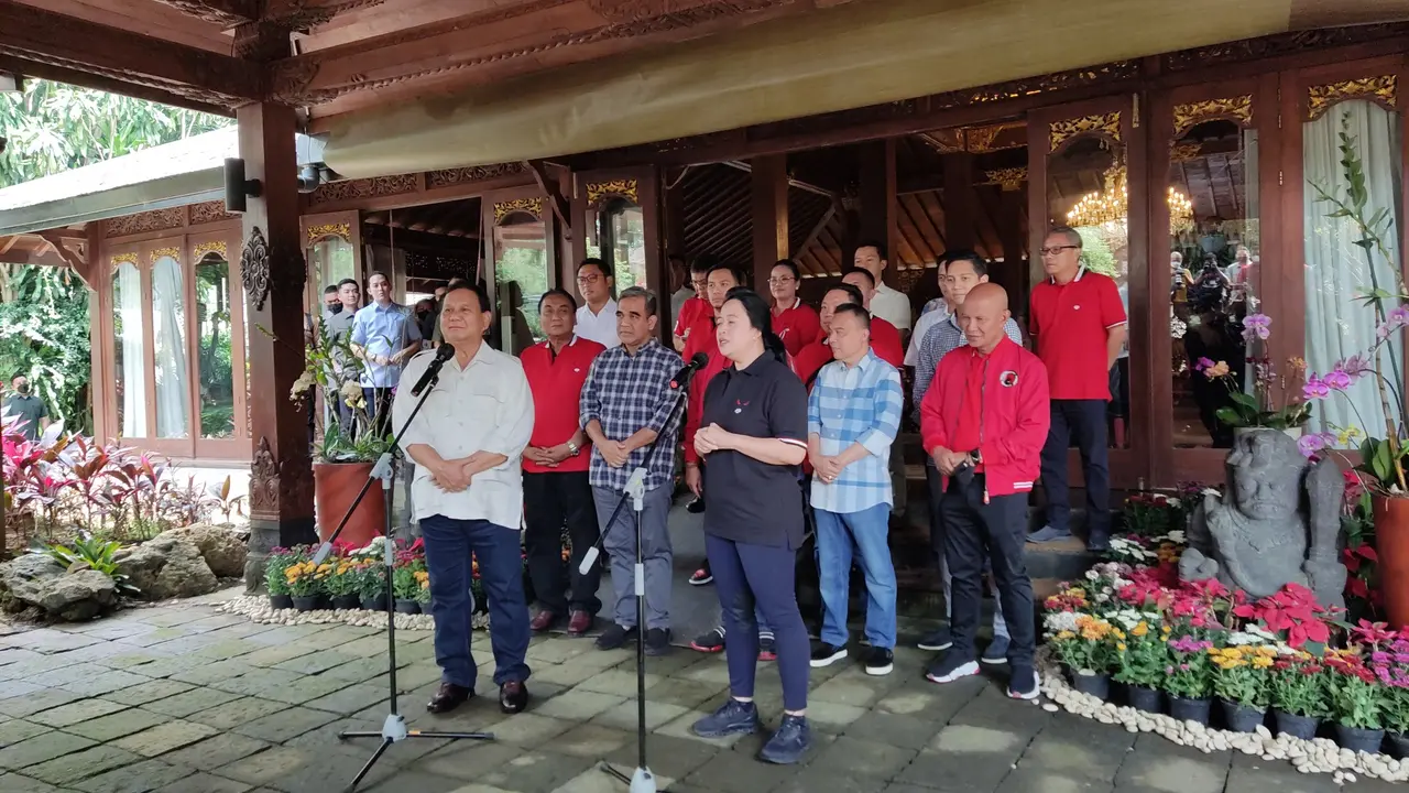 Prabowo dan Puan di Hambalang