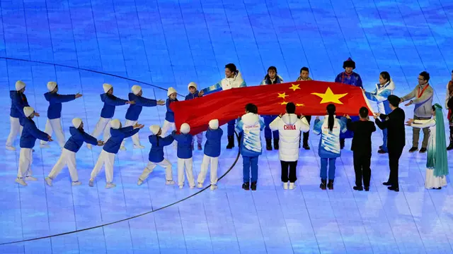 FOTO: Kemeriahan Upacara Pembukaan Olimpiade Musim Dingin 2022