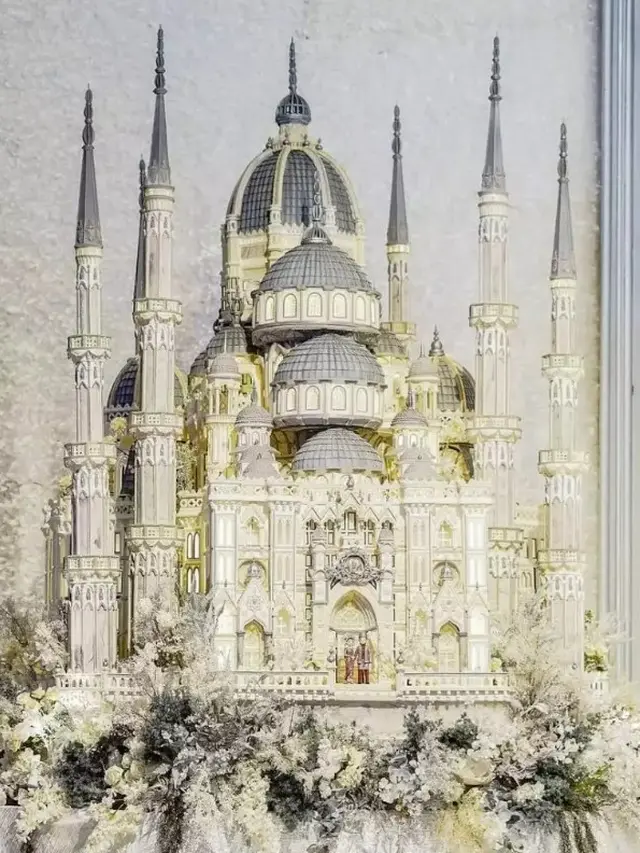 Kue pernikahan Aurel Hermansyah (Instagram/@lenovellecake)