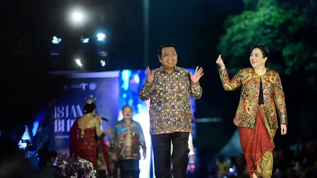 Adu Gaya Busana Batik dari Franka Makarim, Angela Tanoesoedibjo, hingga Sri Mulyani yang Satu Panggung di Istana Berbatik