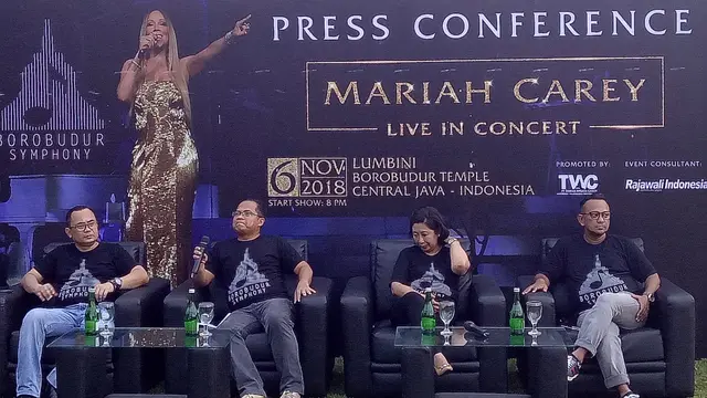 Jumpa pers Mariah Carey