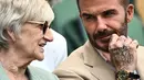 Sebelumnya, Beckham merayakan ulang tahun pernikahannya yang ke-24 tahun dengan istrinya Victoria, 49, pada hari Selasa. (AFP/Sebastien Bozon)