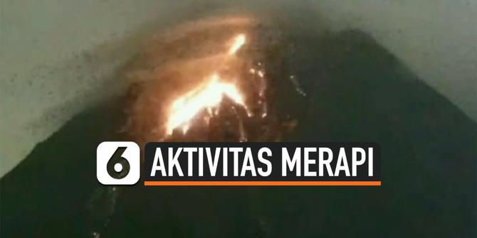 VIDEO: 22 Kali Lava Keluar dari Kawah Merapi