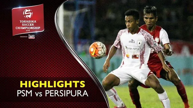 Video highlights TSC 2016 antara PSM vs Persipura yang berakhir dengan skor 0-0 di Stadion Andi Mattalatta, Makassar, Minggu (28/8/2016)
