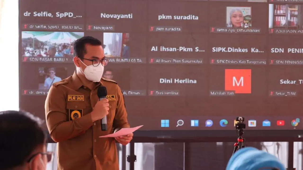 Cegah Penularan Covid-19 di Lapisan Masyarakat, Tangsel Mulai Vaksinasi Anak Usia 6-11 Tahun