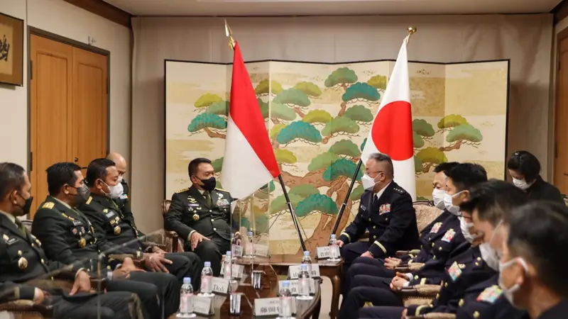 KSAD Jenderal Dudung Abdurachman Mengunjungi Markas Angkatan Darat Jepang