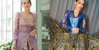 Lihat di sini beberapa potret kebaya unik para artis.