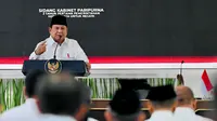 Momen Mendagri Simak Arahan Prabowo tentang Kekompakan Kabinet